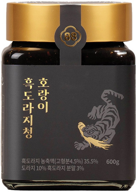 팔팔호랑이 흑도라지청, 600g, 1개입, 1개