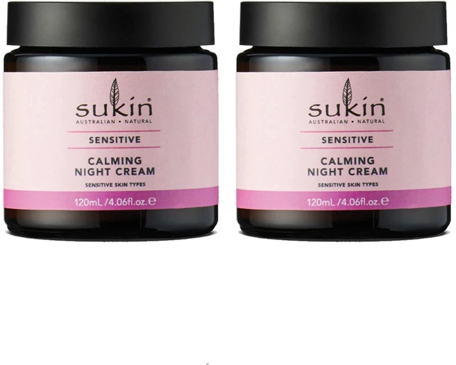 수킨(Sukin) 수킨 센시티브 카밍 나이트 크림 120mlX 2개, 240ml, 1세트 - 쿠팡