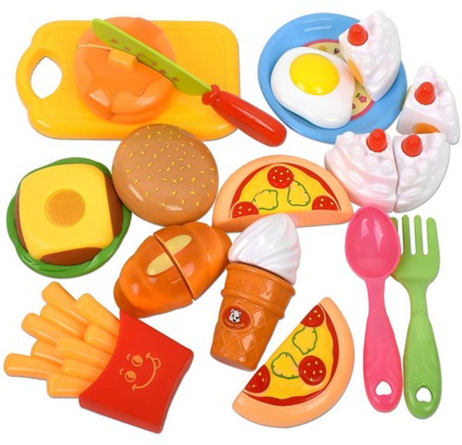 오즈토이 쿠킹 브런치 소꿉놀이 세트, 믹스컬러, 2개