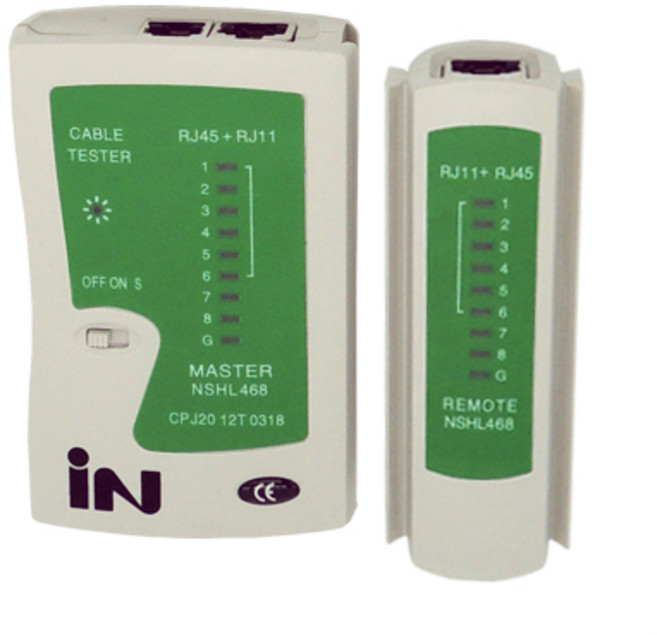 인네트워크 분리형 랜 테스터기 [IN-468W] INT007, 그레이, 1개, 1mm