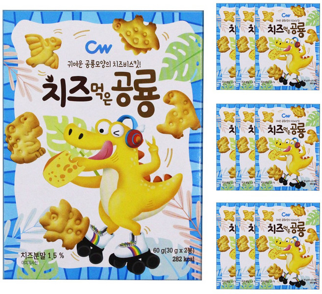 청우 치즈 먹은 공룡, 60g, 10개