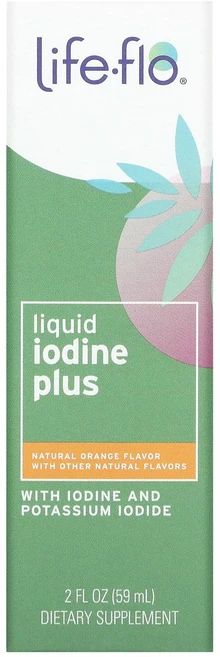 Life-flo 액상 요오드 플러스 천연 오렌지 150mcg 59ml(2fl oz), Lifeflo액상요오드플러스천연오렌지150mcg59ml, 59ml, 1개 - 쿠팡