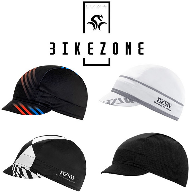 바이크존 자전거 조각모 속모자 쪽모자 두건 반다나 싸이클 캡, 1개, XCC1045-올검정