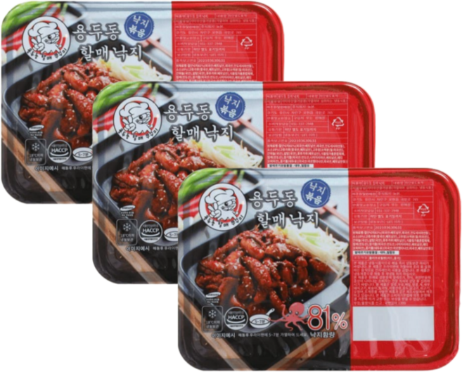 용두동 할매 낙지, 3개, 300g