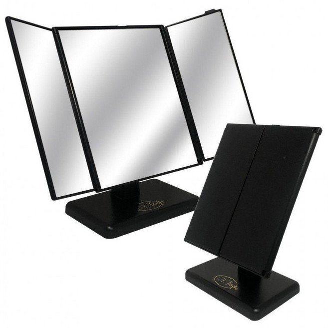 접이식거울 셀프미용거울 삼면(선택) 삼면탁상 접이식탁상 양면 경 길이조절, 대