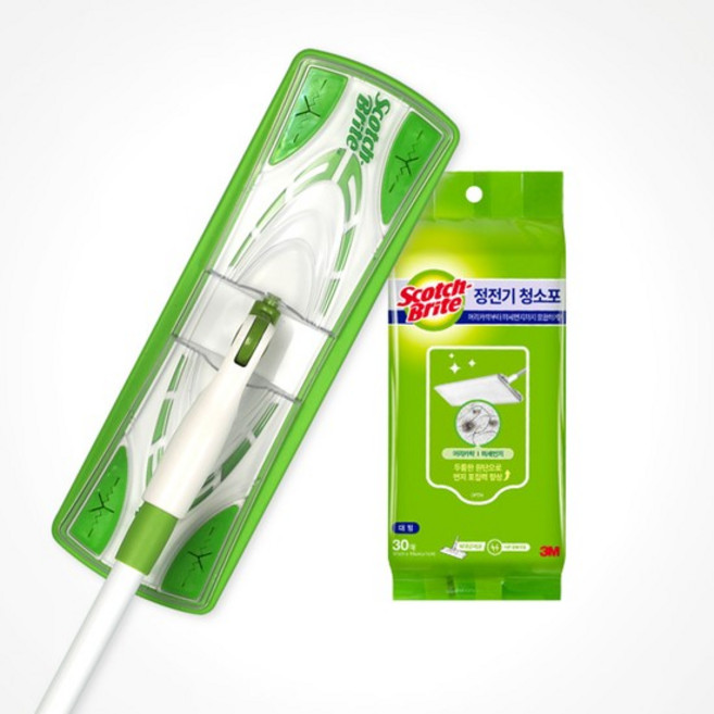 3M 대형 막대걸레 + 정전기포 대형30매, 1개