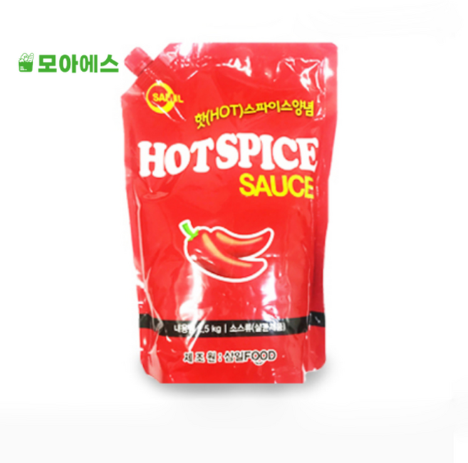 토마토 핫소스 피자 업소용 고추 국산 칠리소스, 1개, 2.5kg