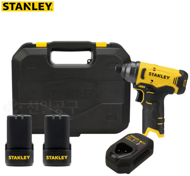 스탠리 임팩드릴 SCI10D2K 12V 2.0Ah 배터리2개세트