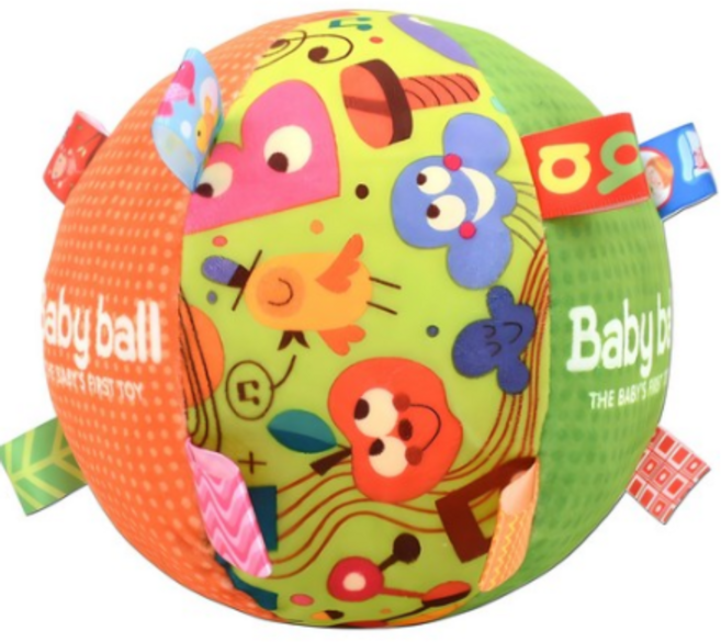 오즈토이 딸랑이 방울 헝겊공 촉감공, CARTOON, 1개