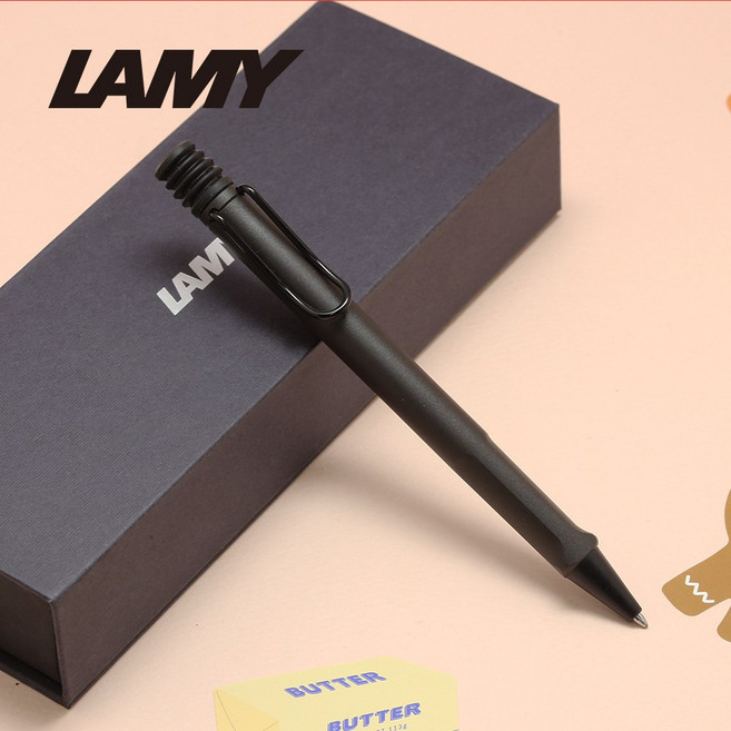[무료각인서비스] 라미 사파리 볼펜 차콜블랙 / 선물포장 / 정식수입처 제품 LAMY RAMY, 각인 필요없음, 포장 필요없음, 1개
