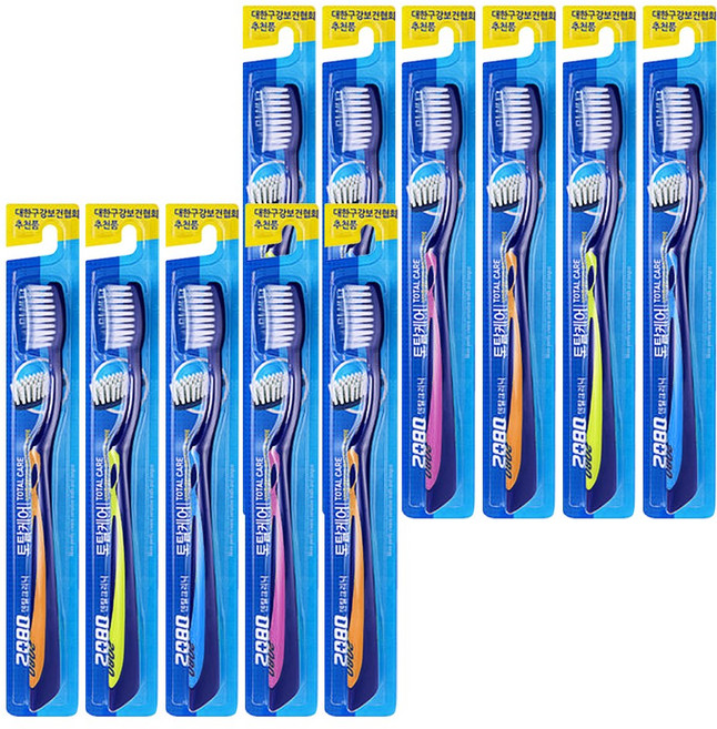 2080 토탈케어 미세모 칫솔, 1매입, 11개