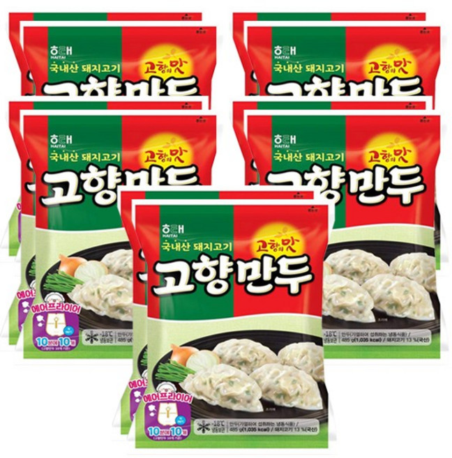 해태 행사 고향만두 485g 10봉, 10개