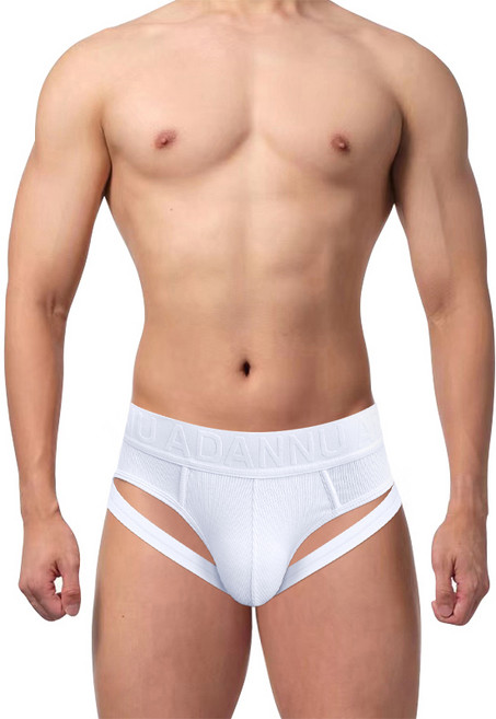 남성 삼각팬티 나사면 힙스터 심플 순색 듀얼밴드 힙업팬티 인어미남 Men's Underpants