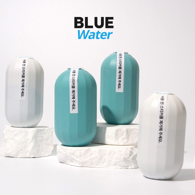 블루워터 자동변기세정제, 민트, 1개