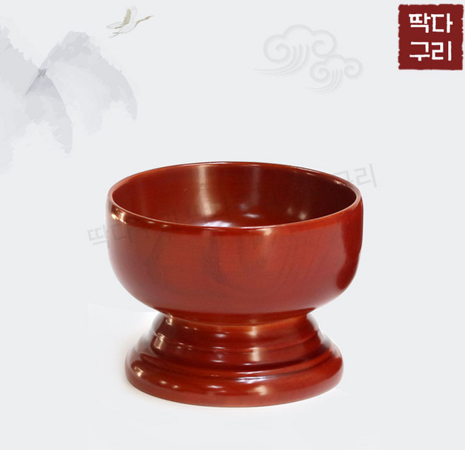 딱다구리 물푸레나무 원목제기 탕그릇, 1개