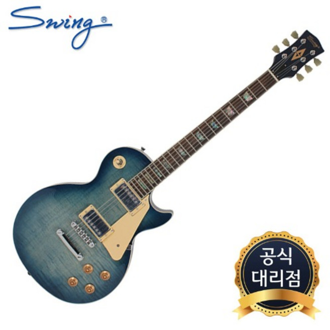 스윙 Classic100s 일렉기타 3가지 색상, blue burst, 1개