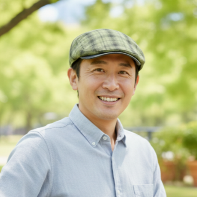 낭만삼춘 C06 봄 여름 남성 체크무늬 데일리 베레모 헌팅캡