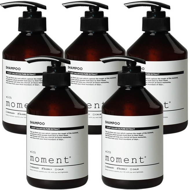 위드모먼트 샴푸, 5개