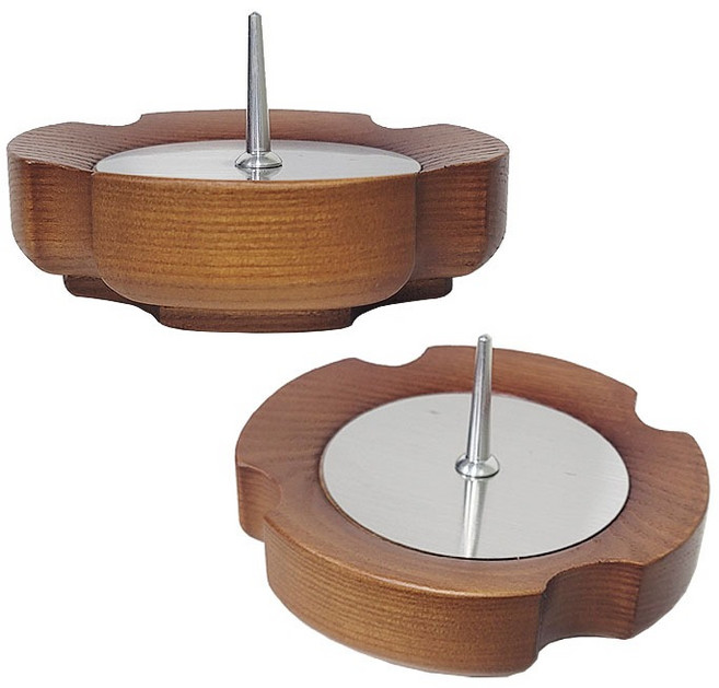 가톨릭천주교성물 원 원목 촛대, 1개