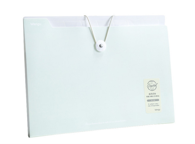 플라이로즈 아코디언 파일 A4 서류정리 8칸, 연그린