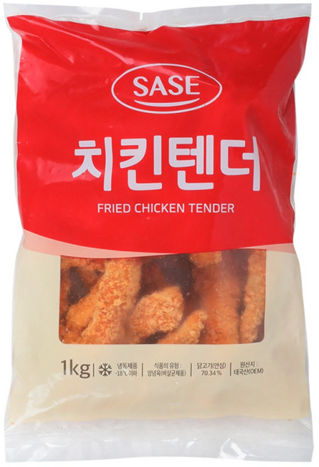 사세 치킨텐더, 1kg, 10개