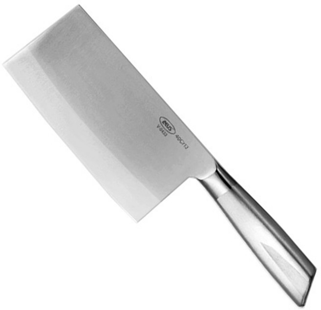 이연복 스텐 중식도 연습용 학원용 중국칼 178mm (총322mm) 주방칼 세프칼, 1개