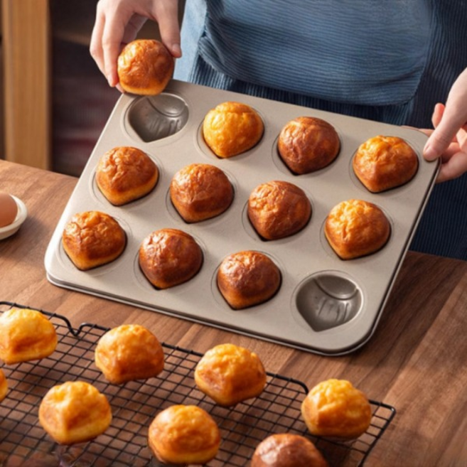 밤 조개 곰돌이 마들렌 틀 베이킹 팬 레몬 몰드 트레이, 1개