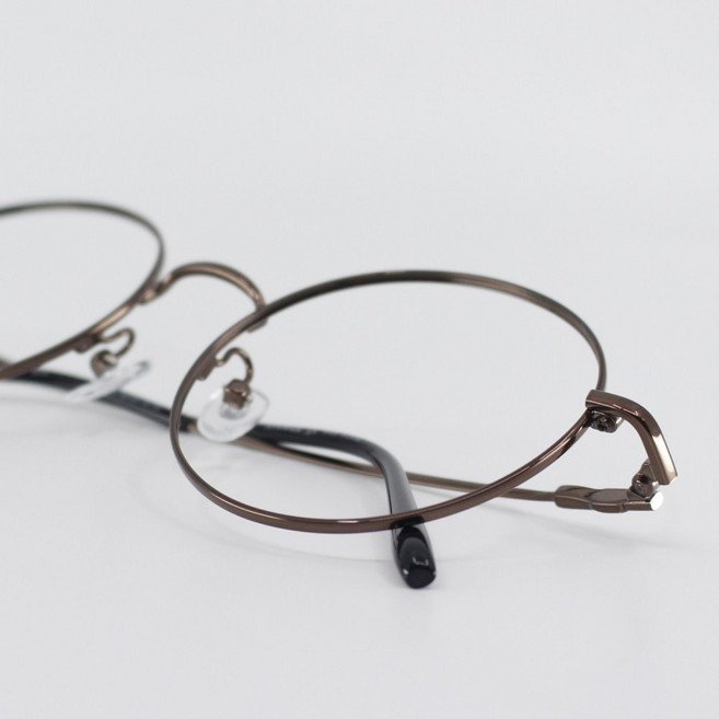 룩스토어 동글이 심플 메탈 안경 남녀공용