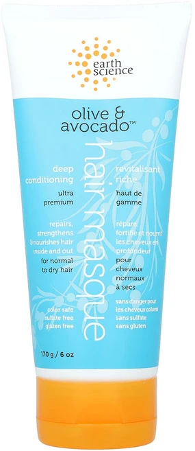 건강챙기세요 Earth Science 딥 컨디셔닝 헤어 마스크 올리브 & 아보카도 170g(6oz) 백살까지오래오래 - 쿠팡