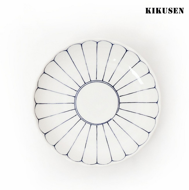 일본 도자기 기쿠센 시리즈, 접시 12.5cm, 1개