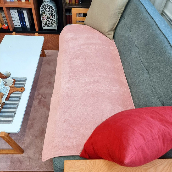 엘키 모던 2인 3인 4인 쇼파매트 쇼파커버, 모던 핑크