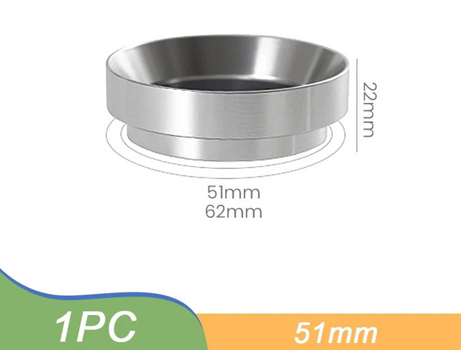 에스프레소 도징 링 필터 파우더 마그네틱 커피 깔때기 호환 51mm 53mm 58mm, 1Pc-51mm, 1개