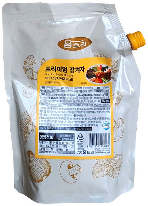 움트리 강겨자(스파우트팩) 900g / 특별생산품, 1개