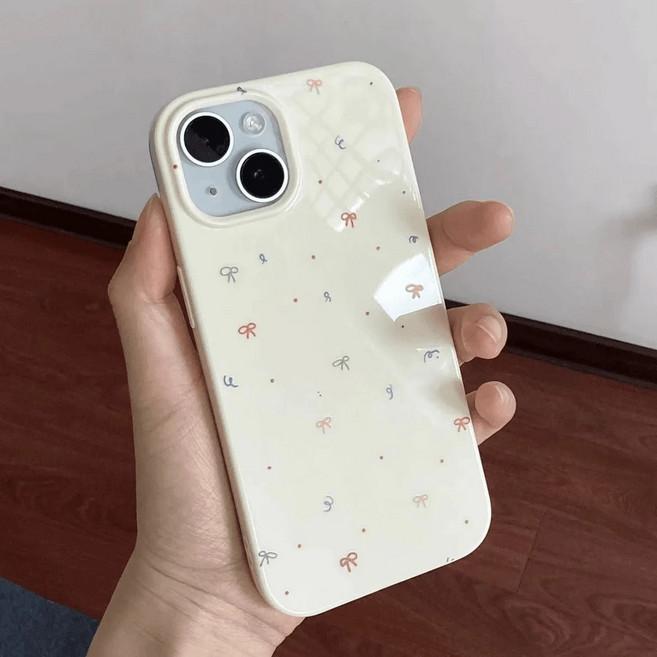 크레용샵 큐티 미니리본 아이폰케이스