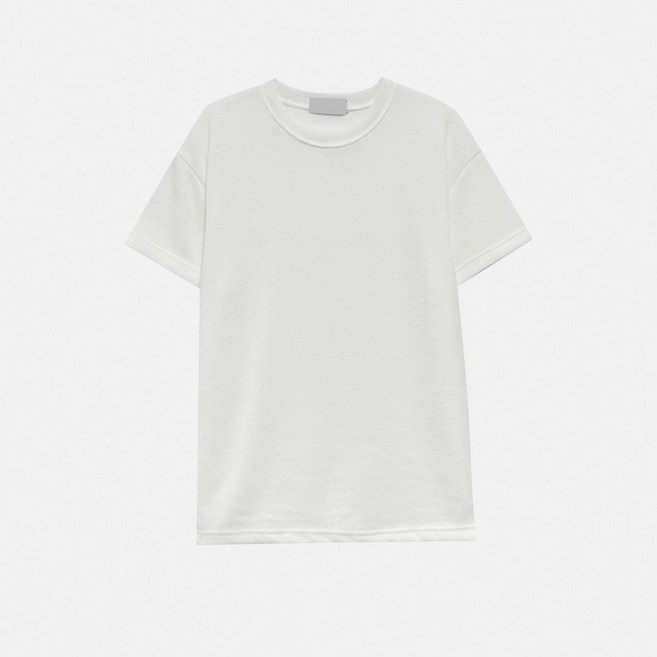 에스미 남자 머슬핏 반팔 니트 부드러운 티셔츠