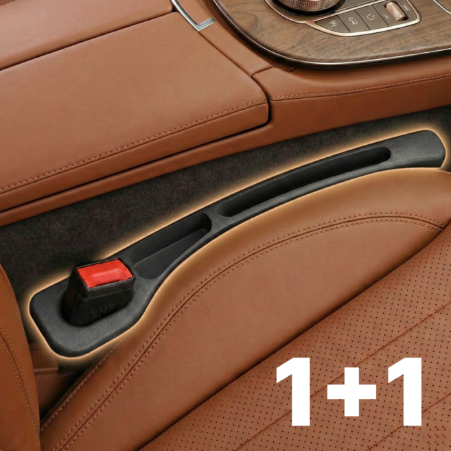 리즈앤모어 시트 틈새포켓 자동차 정리 수납, 블랙, 2개