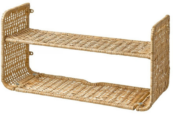 이케아 벽선반 라탄 60x20cm 프뤽소스