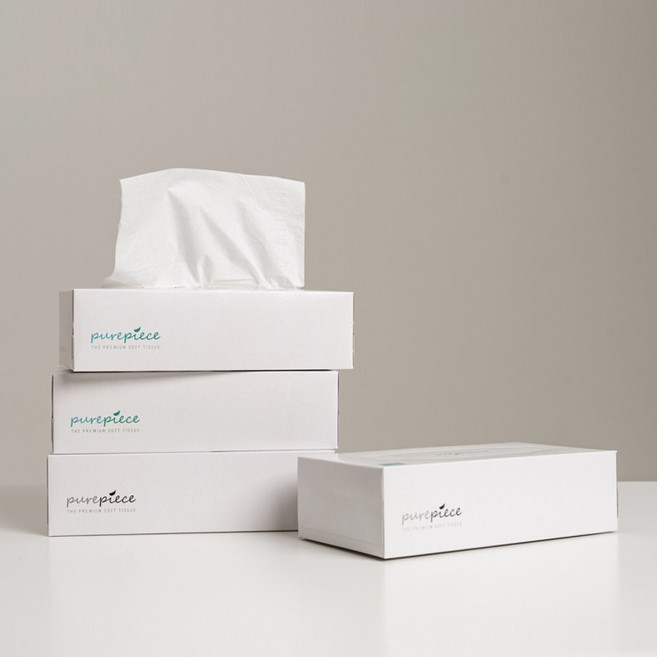 퓨어피스 먼지없는 미용티슈 각티슈, 1매입, 1개