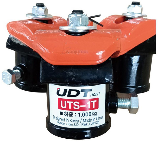 UDT 체인블럭 거치대 삼발이 1000KG 호이스트 UTS-1T 파이프 미포함, 1
