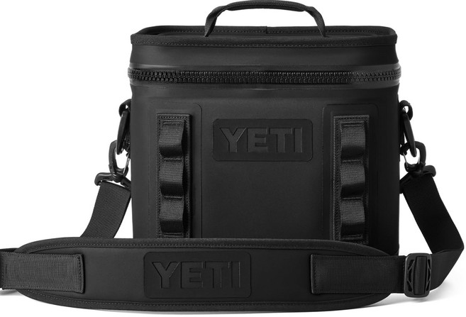 YETI Hopper Flip 8 휴대용 쿨러 블랙, NONE