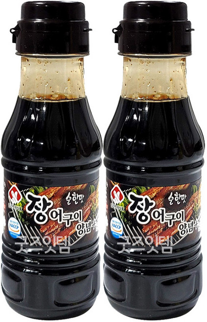 진조미 장어구이양념 순한맛 180g 장어 소스, 2개
