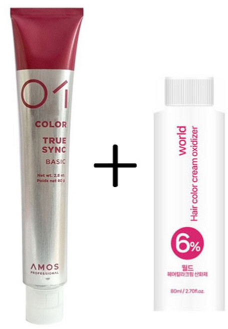 아모스염색약 칼라제닉 트루싱크 80ml + 산화제, 아모스 트루싱크6.03 [80ml], 1개