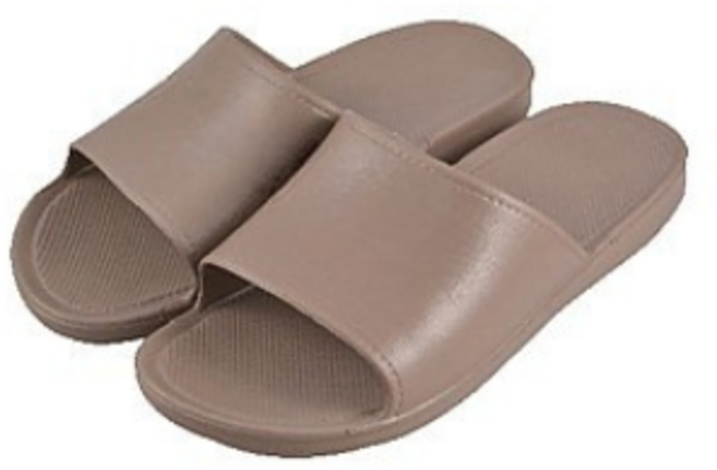 EVA 모던 슬리퍼 그레이 브라운 객실화 욕실화 공용 호텔 숙박업소 병원 실내화(인쇄가능), 1개