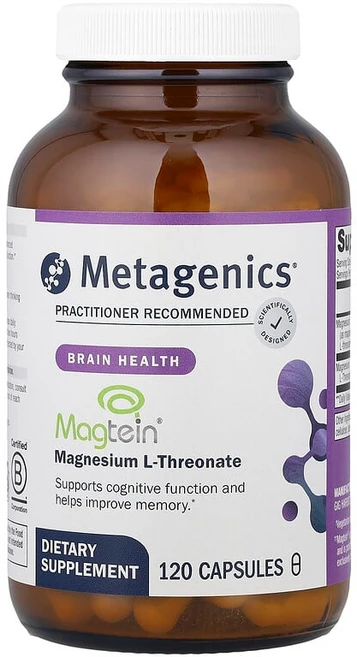 Metagenics 마그네슘 L-트레온산 두뇌 건강 캡슐 120정 MTG-94872, 1개 - 쿠팡