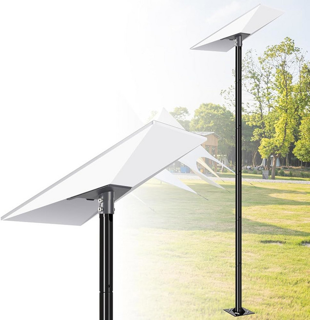 10FT 3세대 스타링크 폴 마운트 파이프 마운트 폴 있는 스타링크 어댑터가 스타링크 키트 접지 마운트, 1개