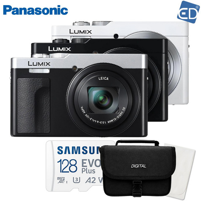 파나소닉 루믹스 DC-TZ99 광학 30배줌 4K +128GB+가방+포켓융 /ED, DC-TZ99 실버