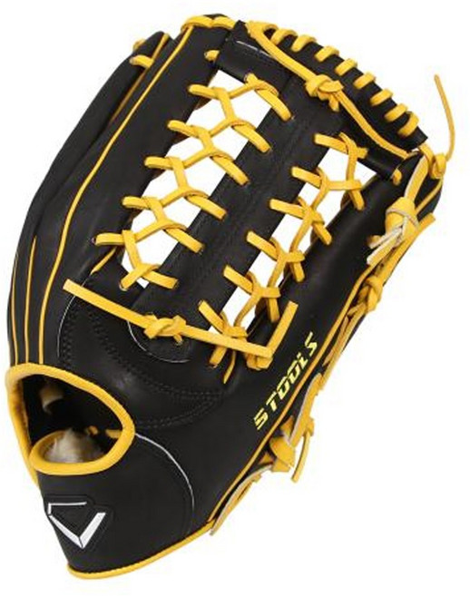 5TOOLS 외야 야구글러브 13인치 T웹 블랙/옐로우 5T205MBGOF001, 우투 (왼손착용), 1개