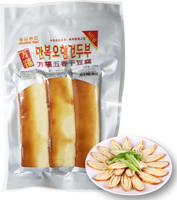 홍홍 중국식품 오향건두부 중국두부 만복오향건두부 포두부, 260g, 1개