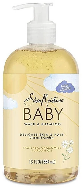 Shea Moisture 베이비 샴푸 & 워시 368.5g(13온스) 카모마일 및 아르간 오일 (384ml) (6팩) - 쿠팡