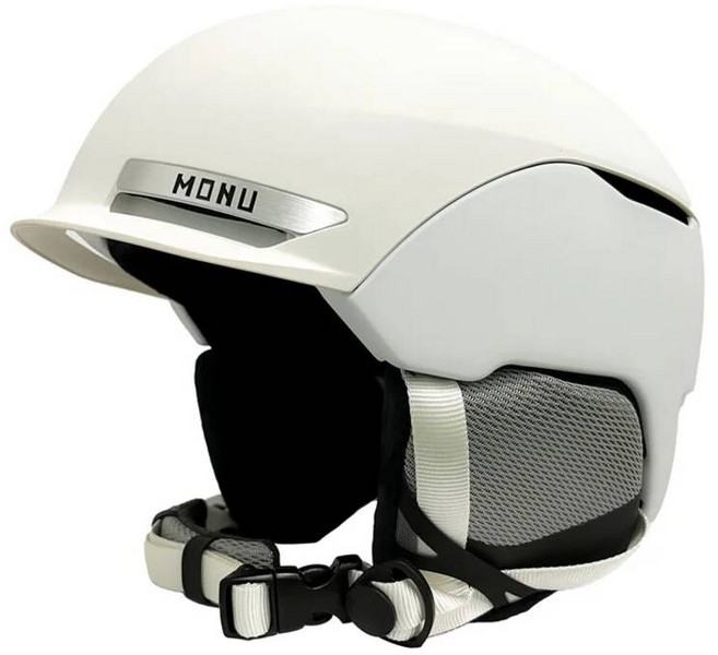 XMSJ 남녀공용 스포츠 스키 헬멧 성인 통합 보온 스케이팅 스노우 신제품, 02. 중, 07. 무광 흰색